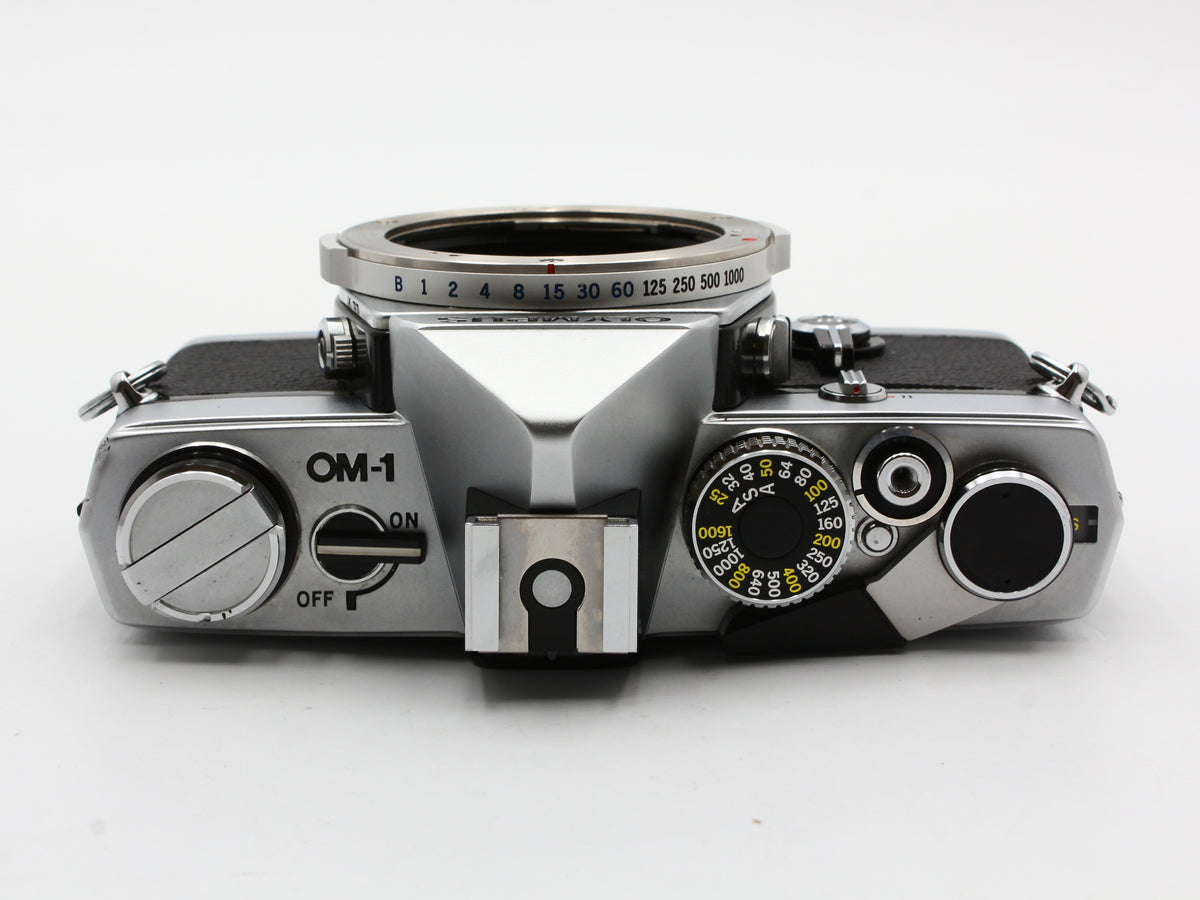 OLYMPUS OM-1 35mm SLR Film Camera F.Zuiko Auto-S 50mm f/1.8 Lens【Exc+3】