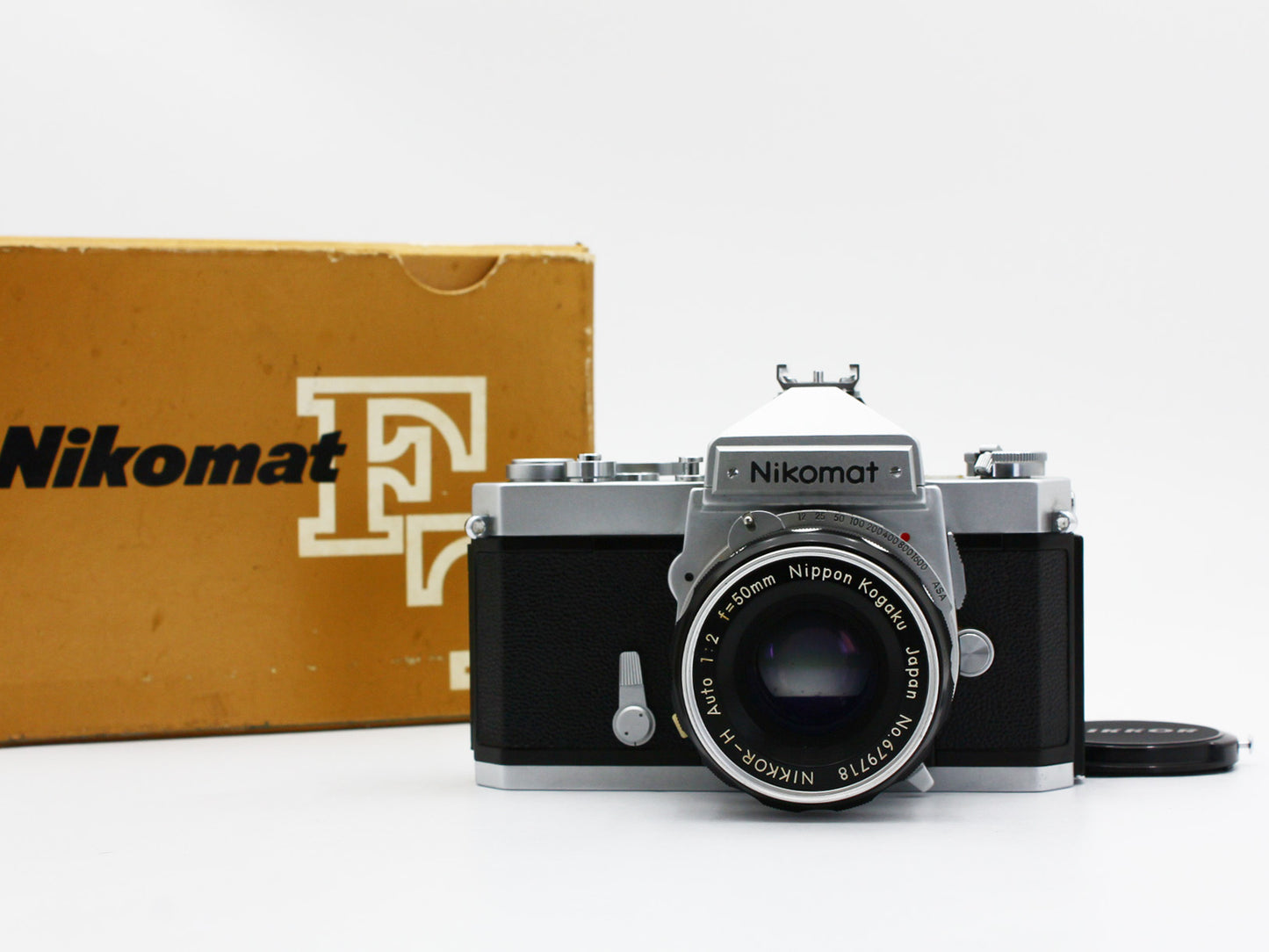 Nikon Nikomat FT Film Camera Nikkor-H Auto 50mm f/2 Non-Ai Lens JAPAN【Exc+3】