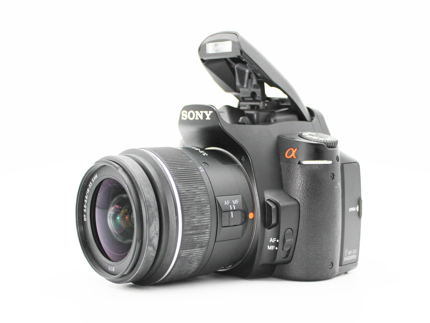 SONY α230 A230 DSLR-A230 10.2 MP Camera 18-55mm f/3.5-5.6 DT Lens【Exc+4】