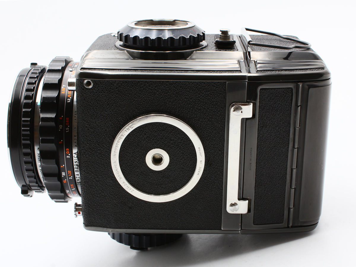 Zenza Bronica S2A 6x6 Film Camera NIKKOR-P 75mm f/2.8 Lens from JAPAN【Exc+4】