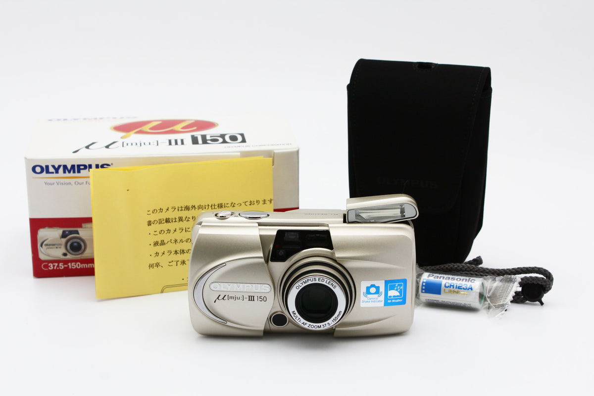 Olympus Mju III 150 Point & Shoot Film Camera 37.5-150mm Lens from JAPAN【Exc+5】