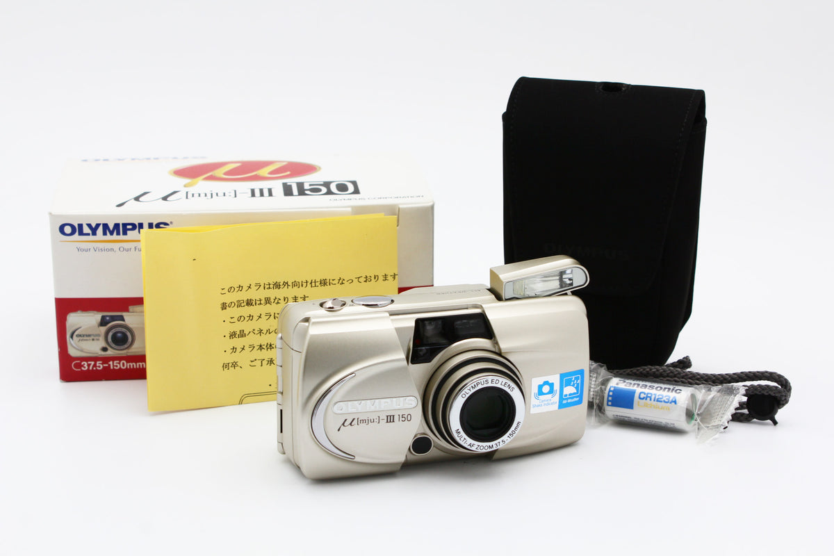 Olympus Mju III 150 Point & Shoot Film Camera 37.5-150mm Lens from JAPAN【Exc+5】