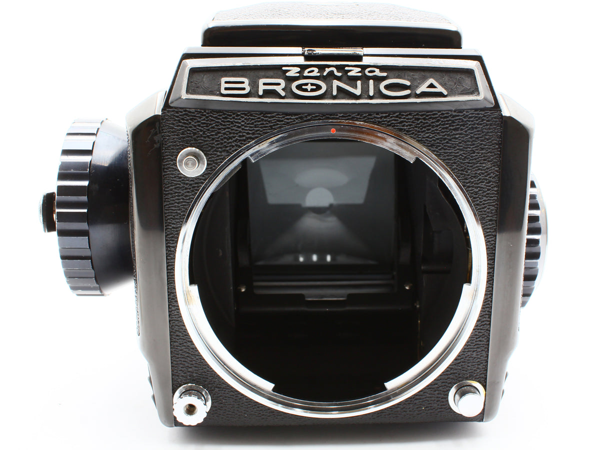 Zenza Bronica S2A 6x6 Film Camera NIKKOR-P 75mm f/2.8 Lens from JAPAN【Exc+4】