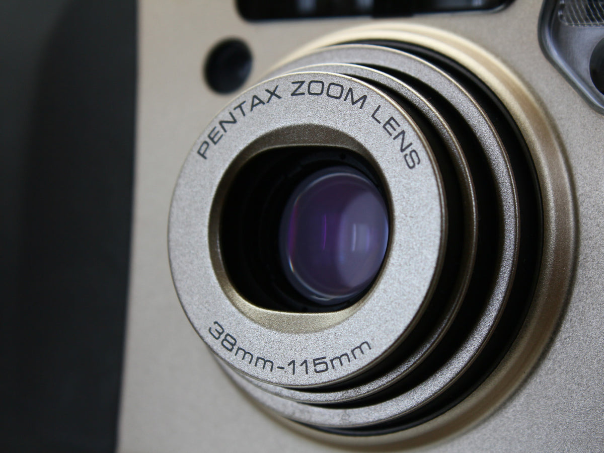 PENTAX ESPIO 115M Point & Shoot Film Camera 38-115mm Zoom Lens from JAPAN【Exc+5】