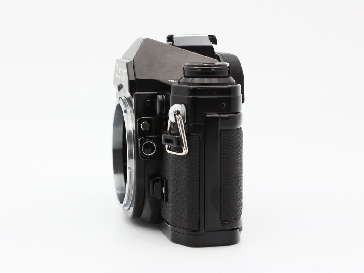 Canon AE-1 Black 35mm SLR Film Camera New FD 50mm f/1.8 Lens from JAPAN【Exc+3】