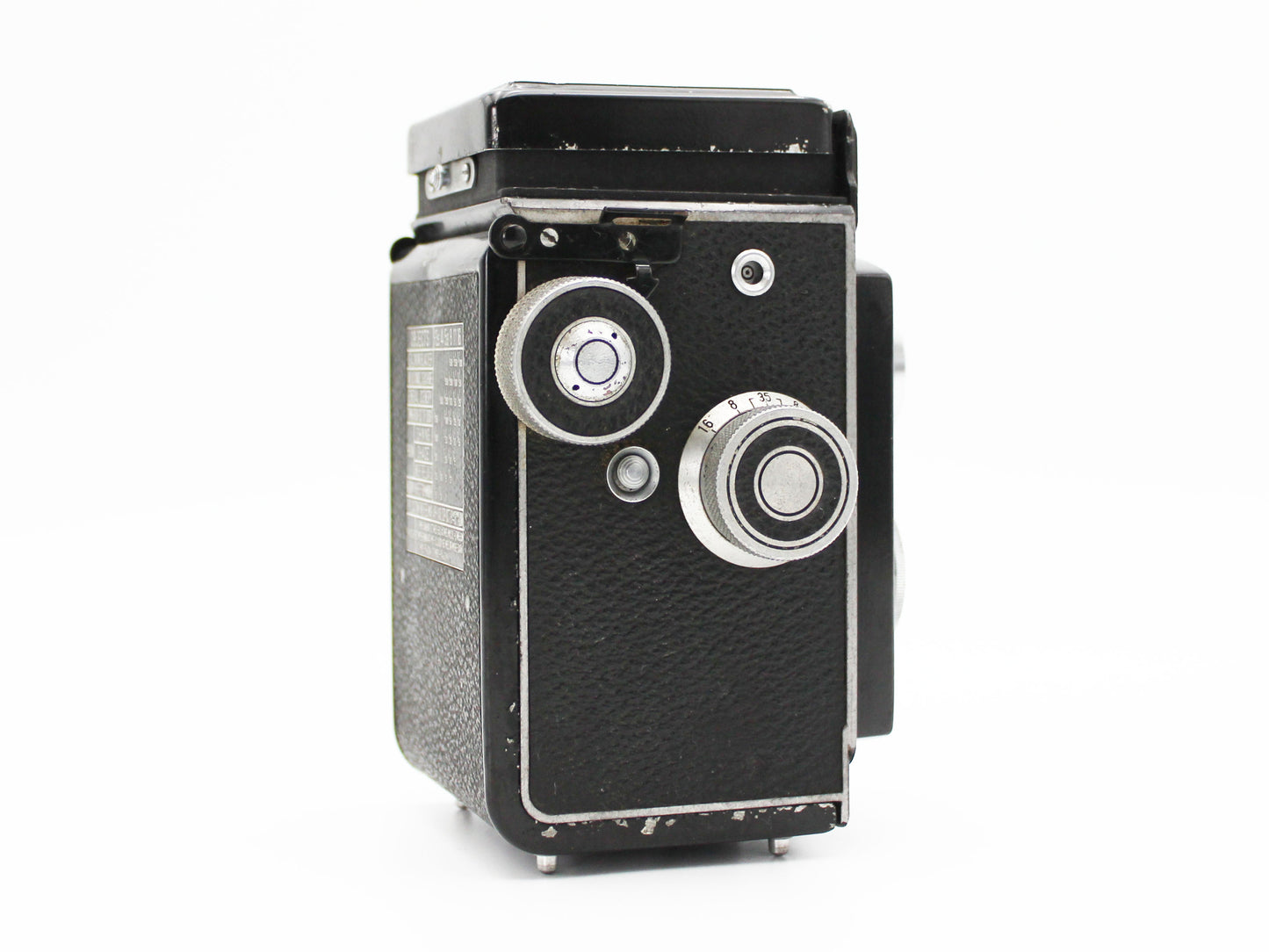 Elmoflex TLR 6x6 120 Film Camera Olympus Ziko F.C. 75mm f/3.5 Lens【Exc+3】