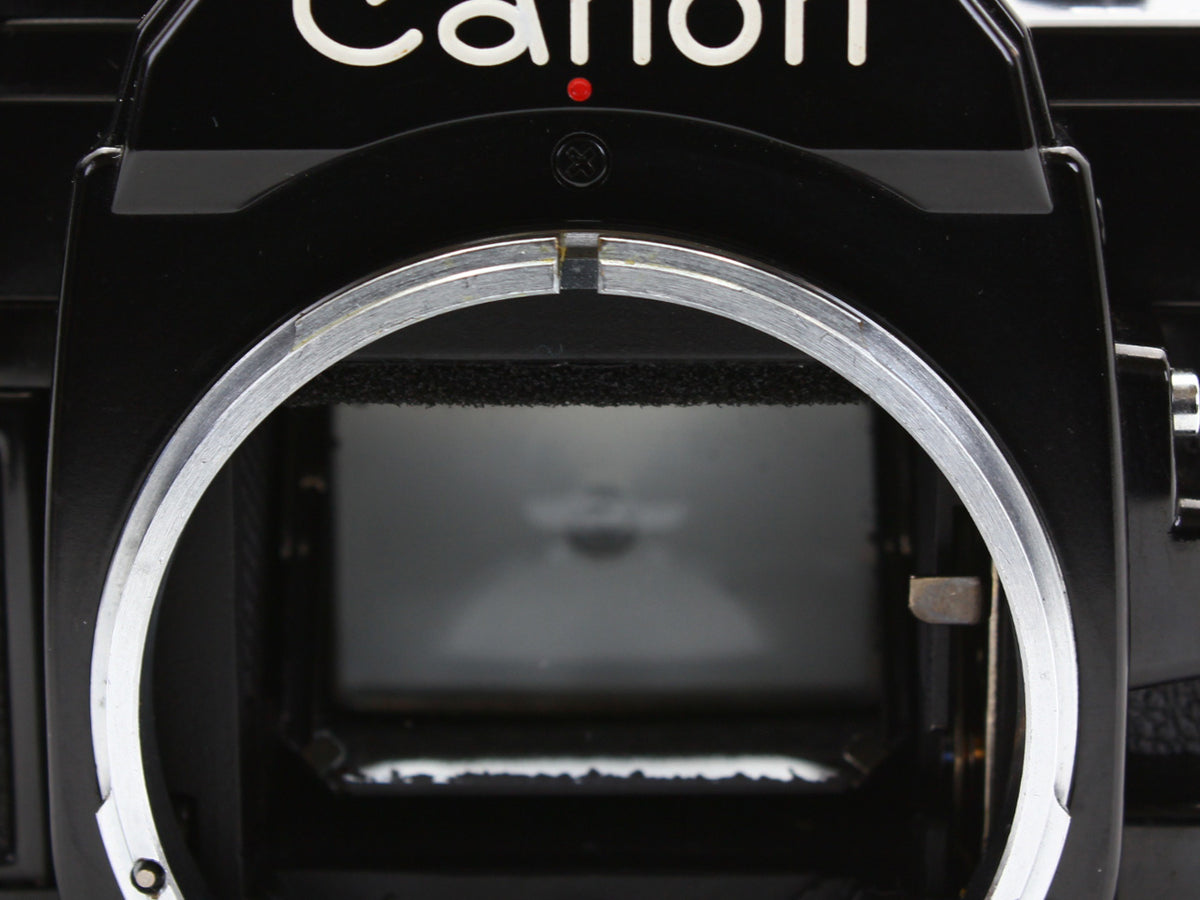 Canon AE-1 Black 35mm SLR Film Camera New FD 50mm f/1.8 Lens from JAPAN【Exc+3】