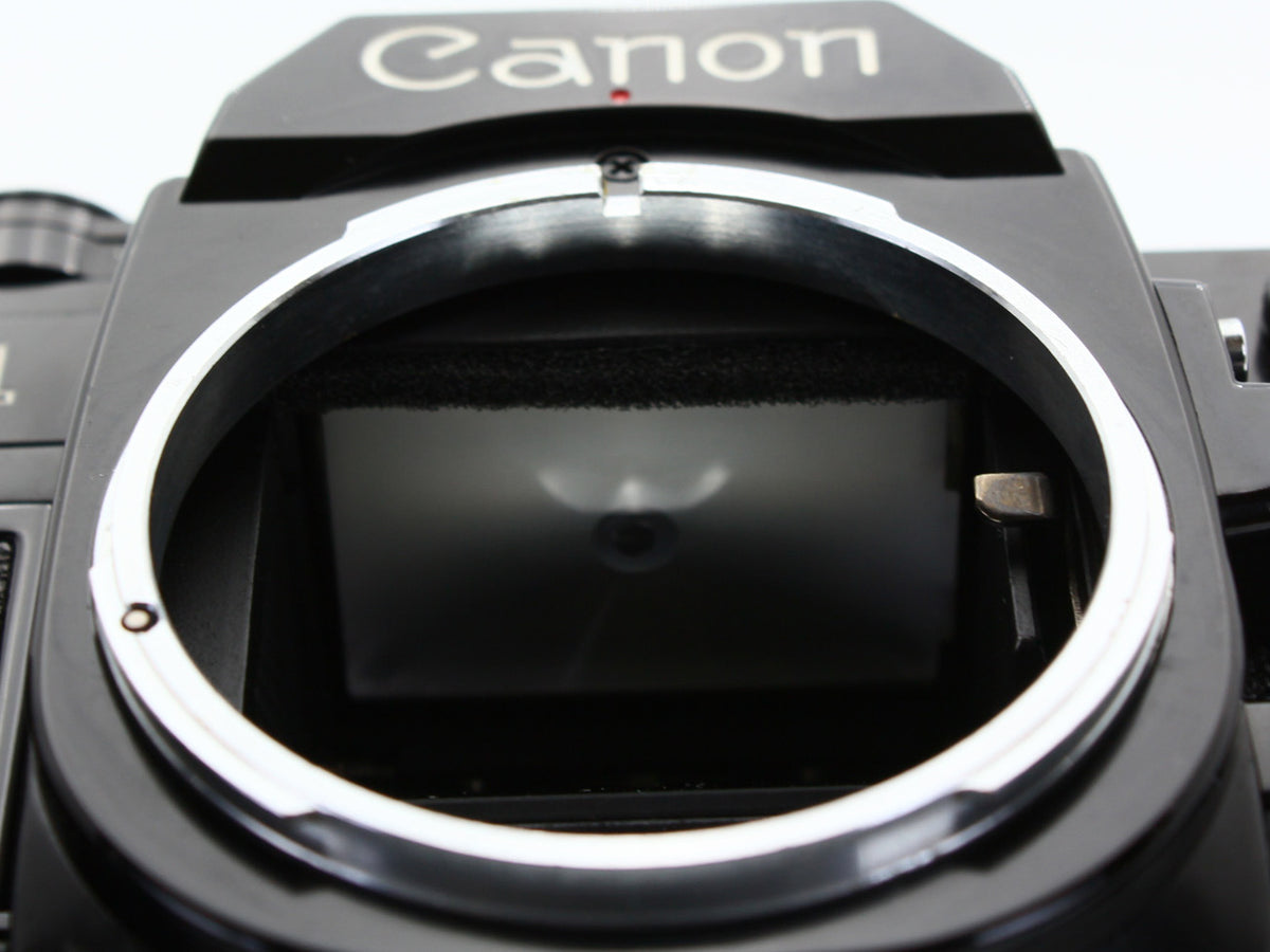 Canon AE-1 Black 35mm SLR Film Camera New FD 50mm f/1.8 Lens from JAPAN【Exc+3】