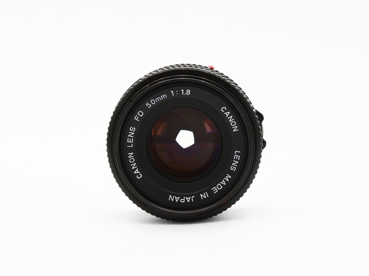 Canon AE-1 Black 35mm SLR Film Camera New FD 50mm f/1.8 Lens from JAPAN【Exc+3】