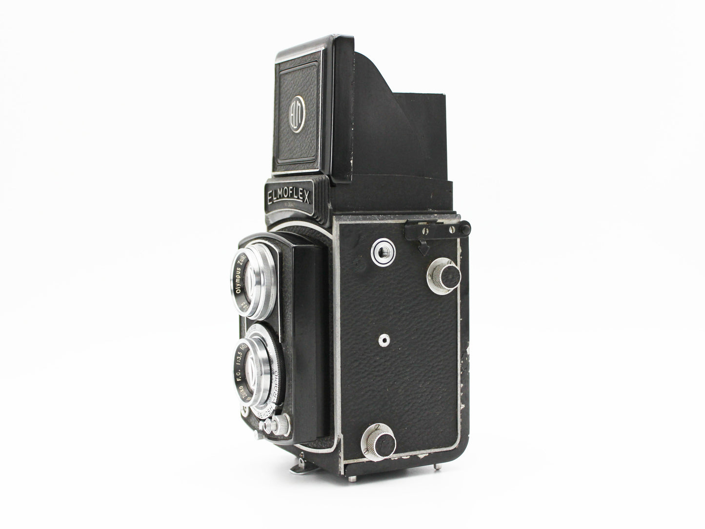 Elmoflex TLR 6x6 120 Film Camera Olympus Ziko F.C. 75mm f/3.5 Lens【Exc+3】
