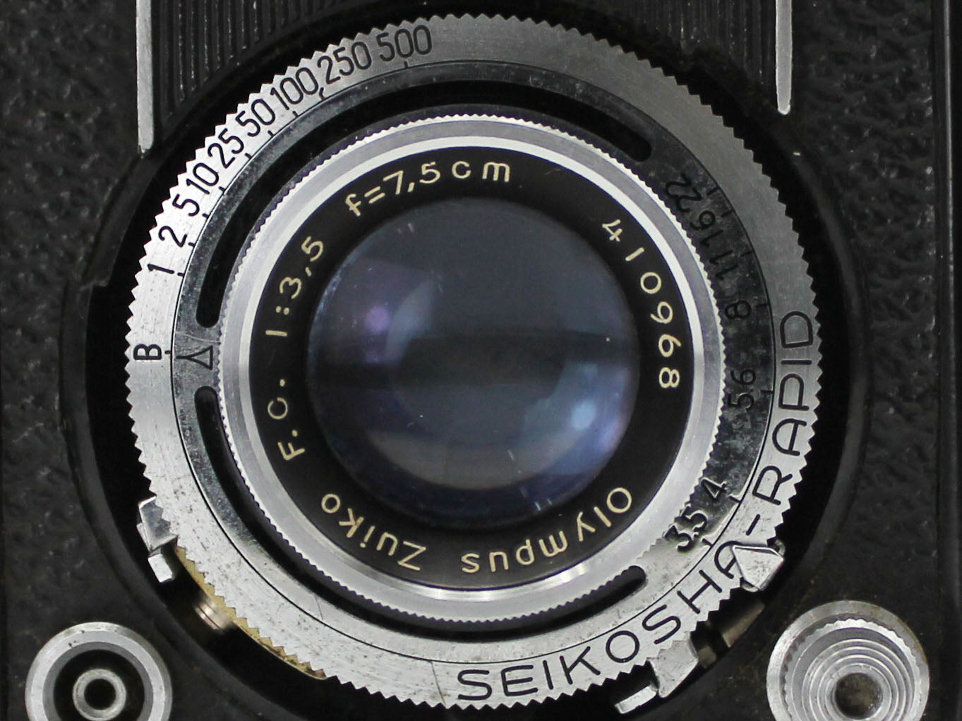 Elmoflex TLR 6x6 120 Film Camera Olympus Ziko F.C. 75mm f/3.5 Lens【Exc+3】