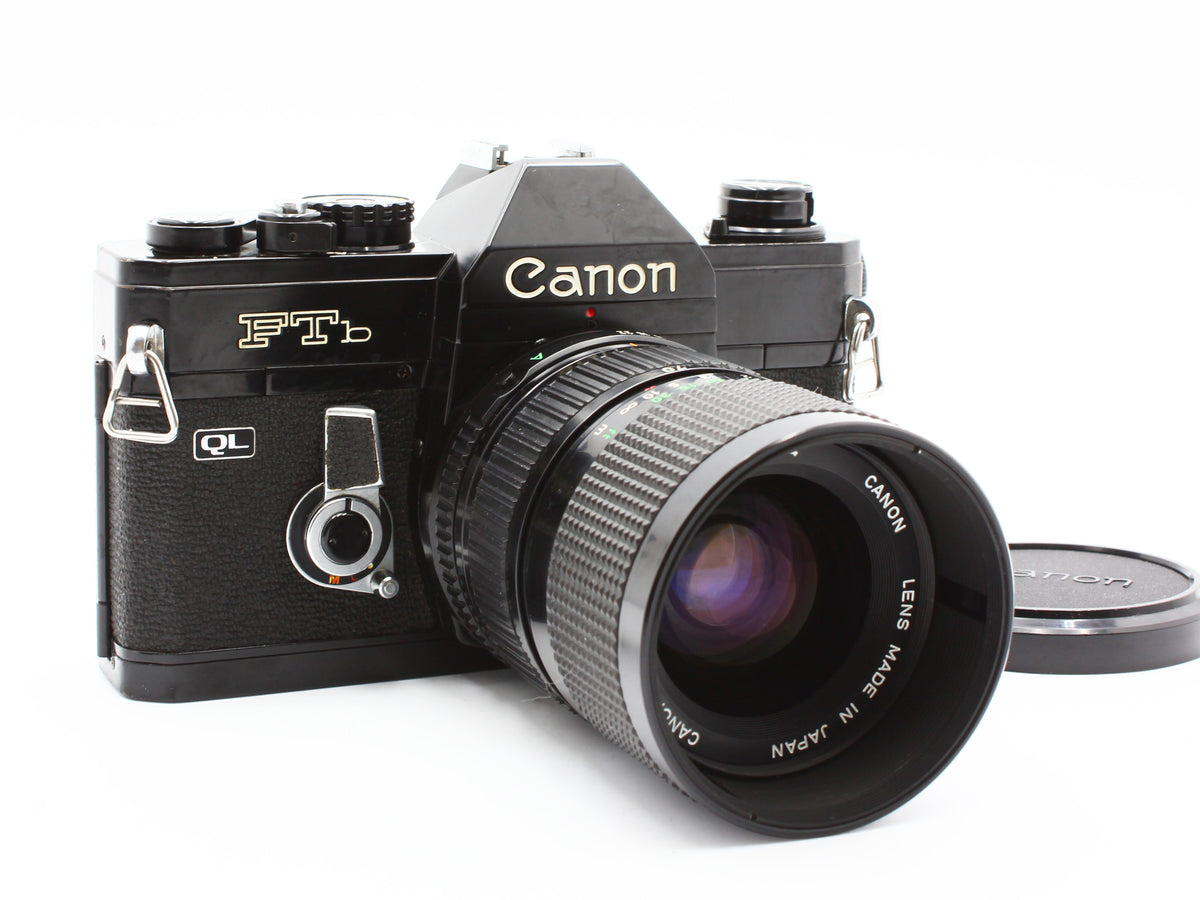 Canon FTb QL SLR Film Camera Black NewFD Zoom 35-70mm f/4 Lens from JAPAN【Exc+4】