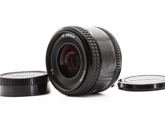Nikon AF Nikkor 35mm f/2 Lens Black F-Mount Autofocus Wide Angle Prime【Exc+3】