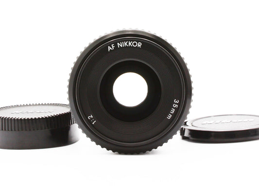 Nikon AF Nikkor 35mm f/2 Lens Black F-Mount Autofocus Wide Angle Prime【Exc+3】