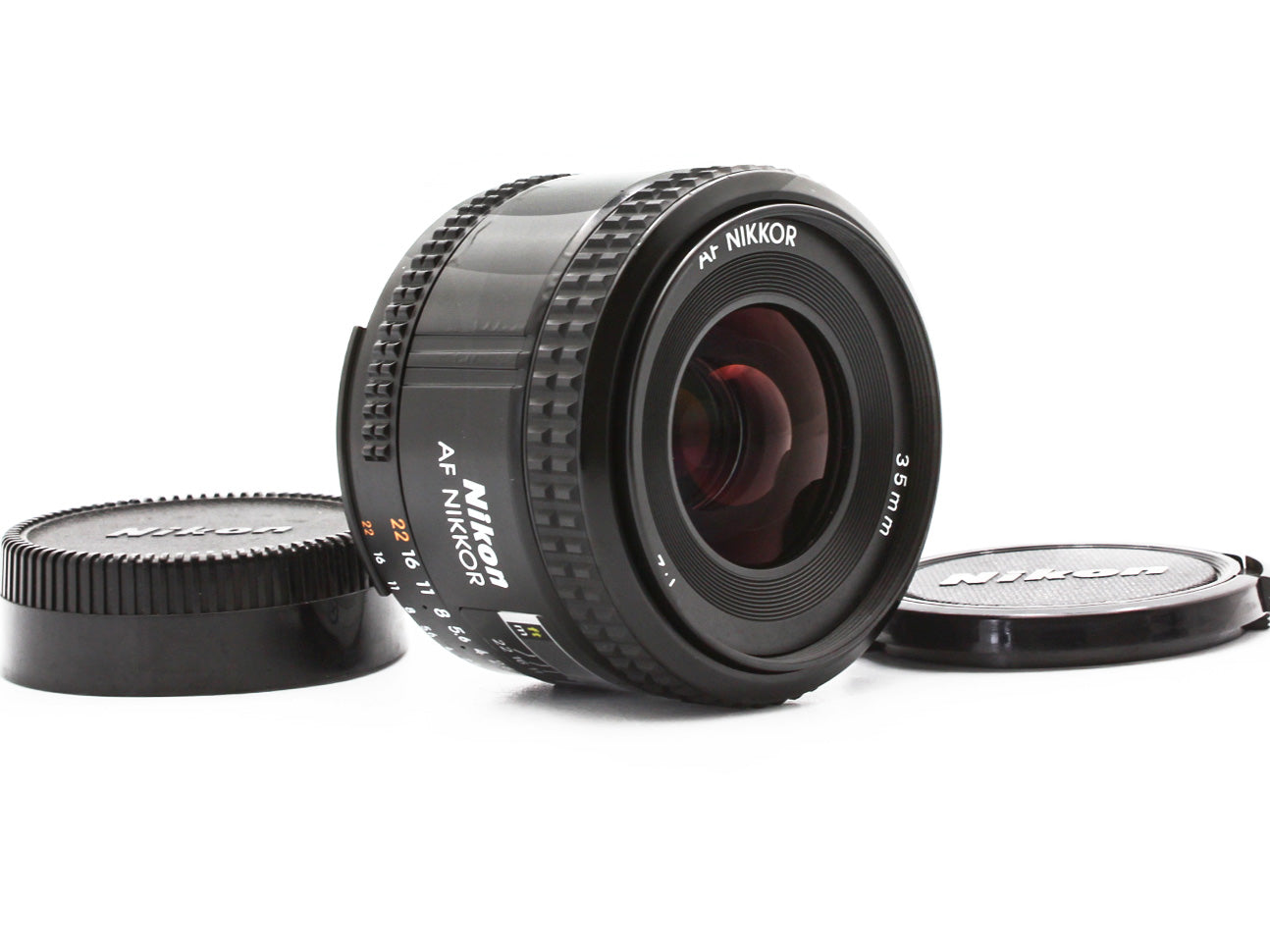 Nikon AF Nikkor 35mm f/2 Lens Black F-Mount Autofocus Wide Angle Prime【Exc+3】