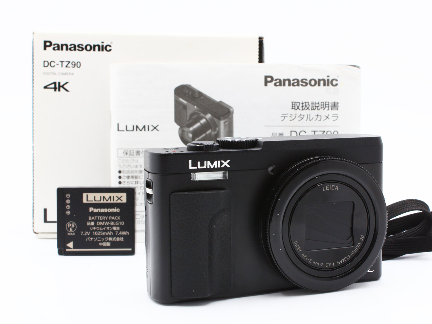 Panasonic LUMIX DC-TZ90 Black Digital camera Leica 30x Zoom Lens JAPAN【Exc+5】