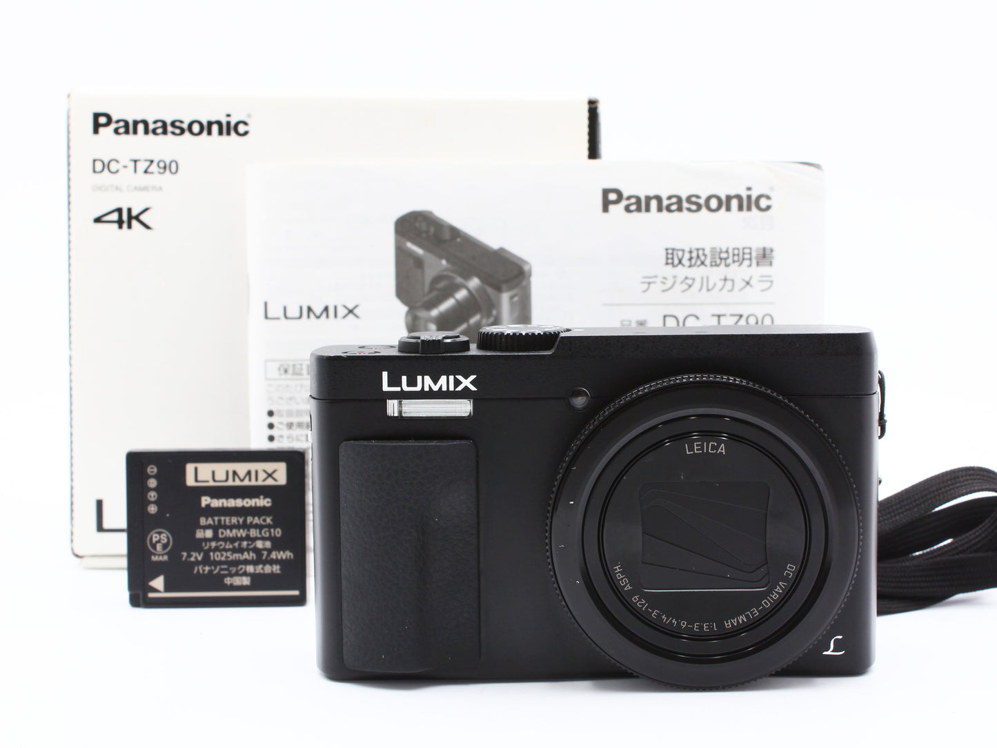 Panasonic LUMIX DC-TZ90 Black Digital camera Leica 30x Zoom Lens JAPAN【Exc+5】