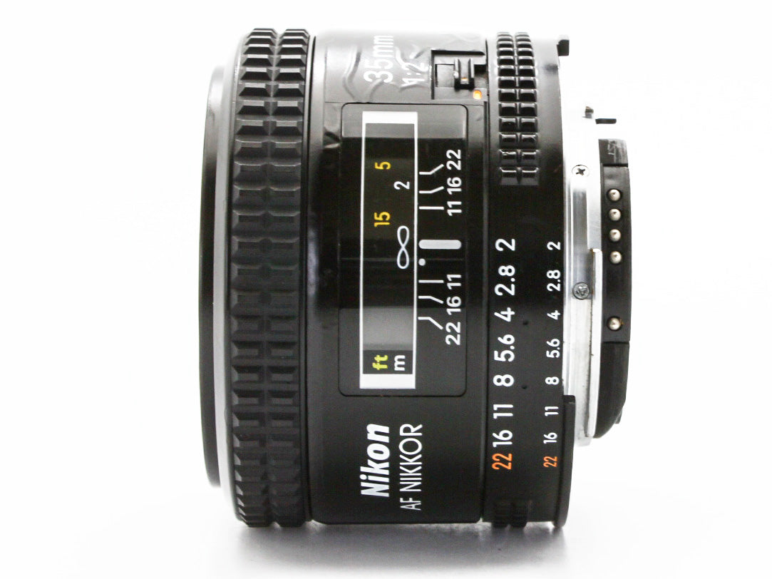Nikon AF Nikkor 35mm f/2 Lens Black F-Mount Autofocus Wide Angle Prime【Exc+3】