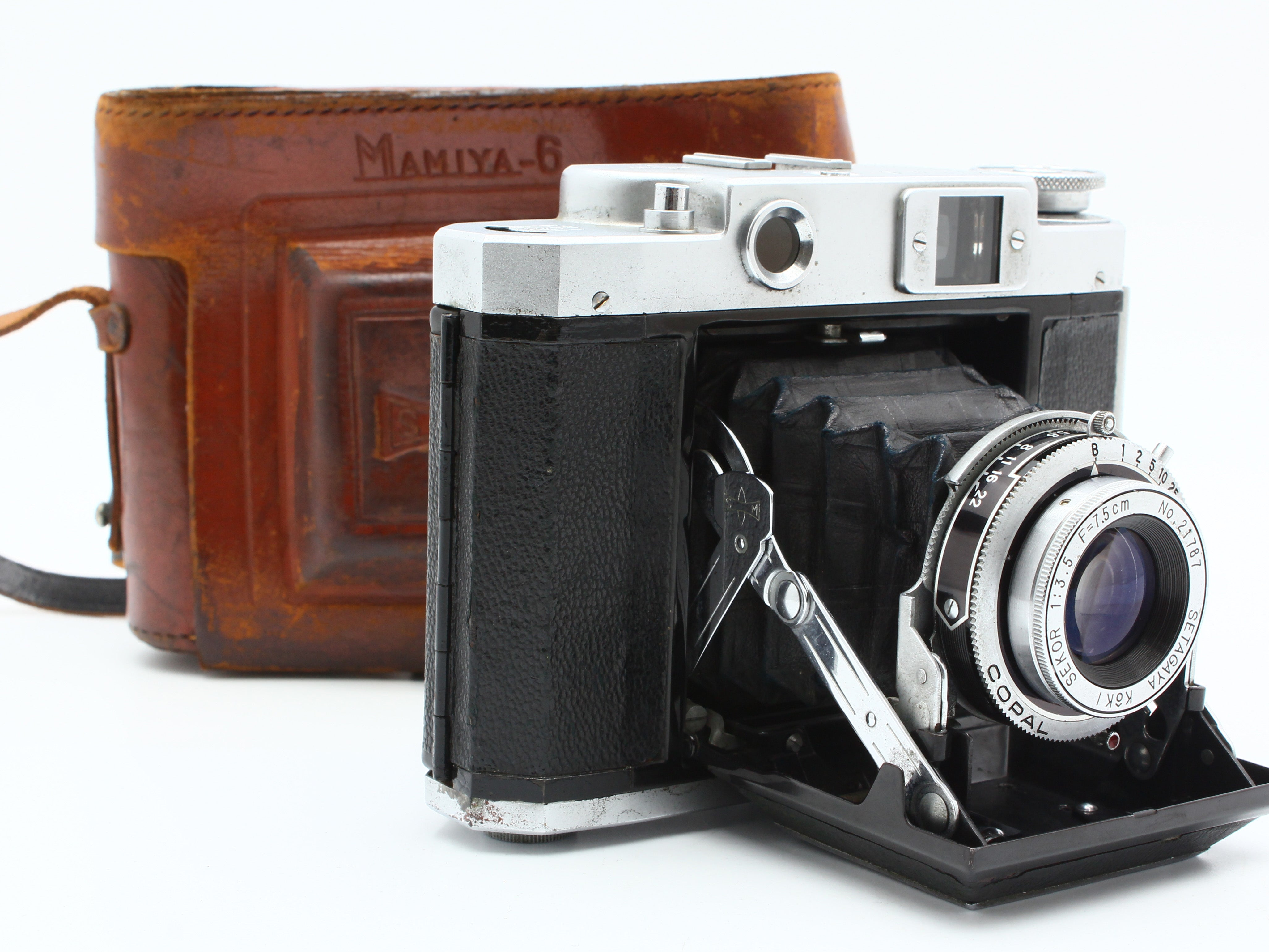 Mamiya 6 Six IV 6x6 Rangefinder Film Camera SEKOR 75mm f/3.5 Lens