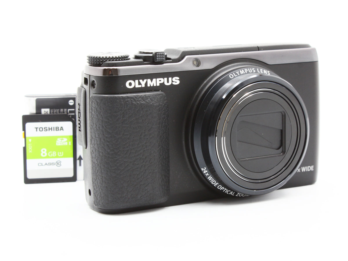 OLYMPUS SH-60 Black 16MP Compact Digital Camera 24x Wide Optical Zoom Lens JAPAN【Exc+5】
