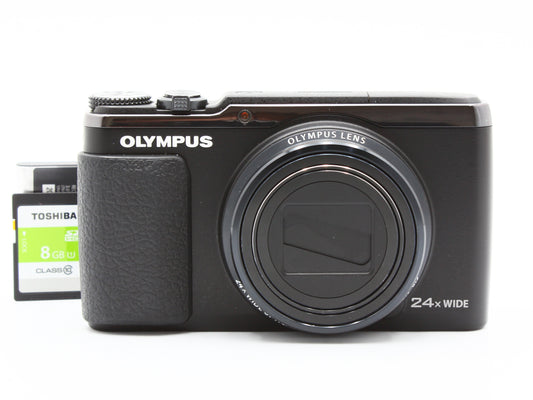 OLYMPUS SH-60 Black 16MP Compact Digital Camera 24x Wide Optical Zoom Lens JAPAN【Exc+5】