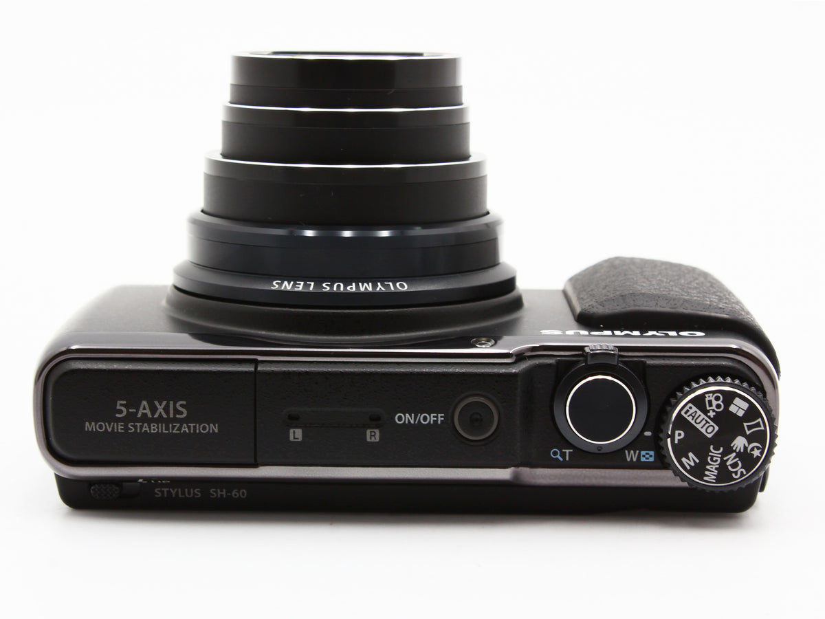 OLYMPUS SH-60 Black 16MP Compact Digital Camera 24x Wide Optical Zoom Lens JAPAN【Exc+5】