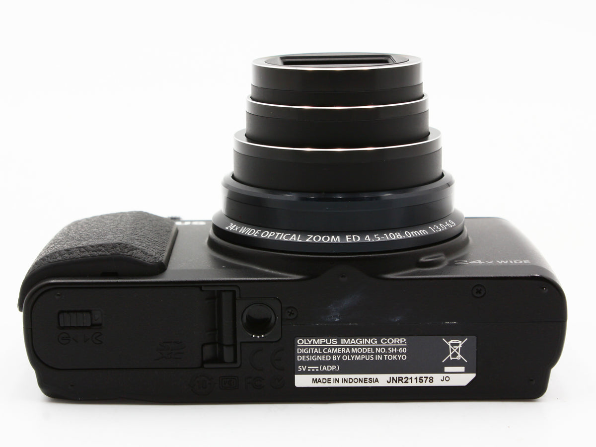 OLYMPUS SH-60 Black 16MP Compact Digital Camera 24x Wide Optical Zoom Lens JAPAN【Exc+5】