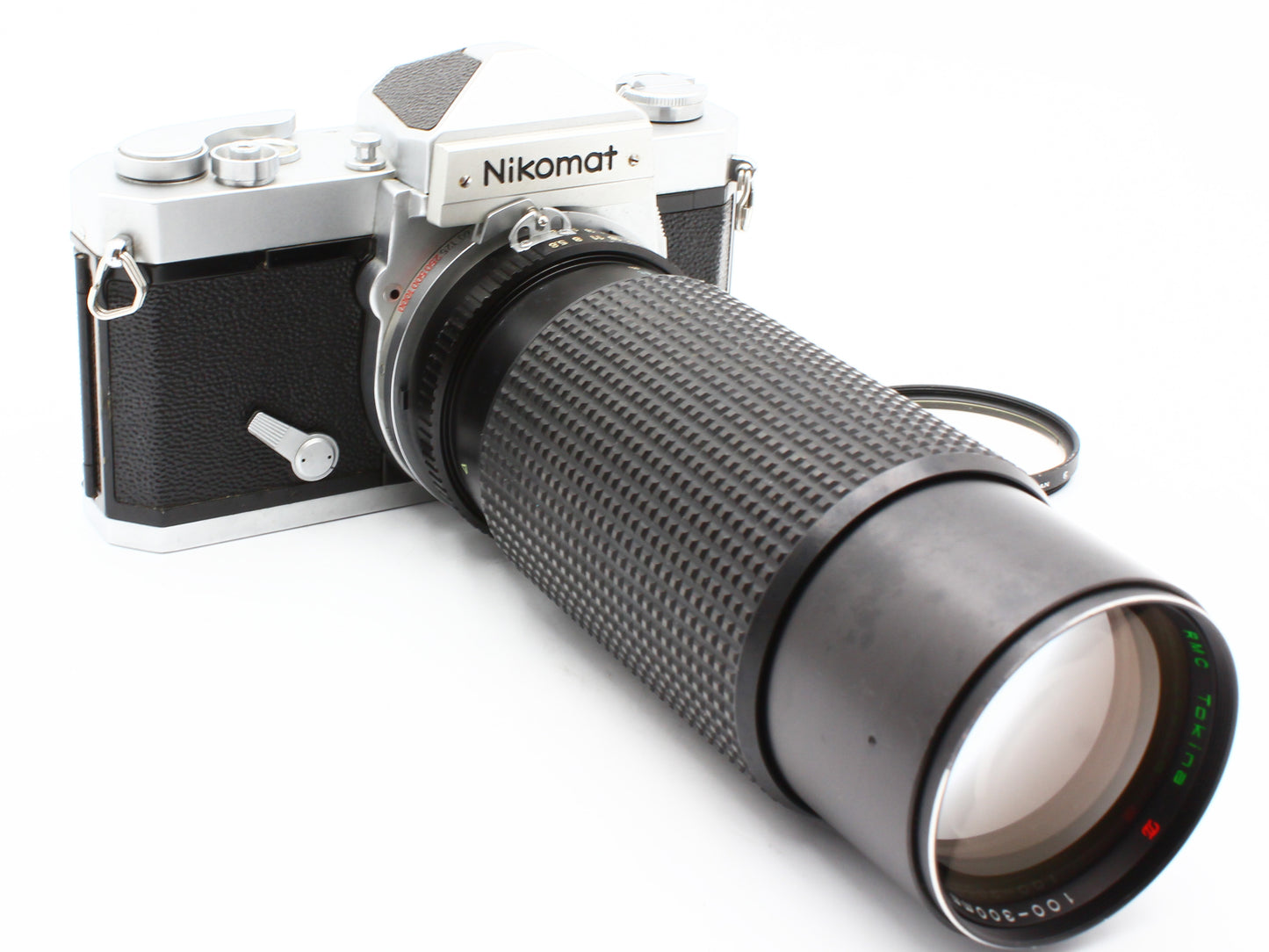 Nikomat FTN Film Camera Tokina RMC 100-300mm f/5.6 Zoom Lens for Nikon Ai【As-is】