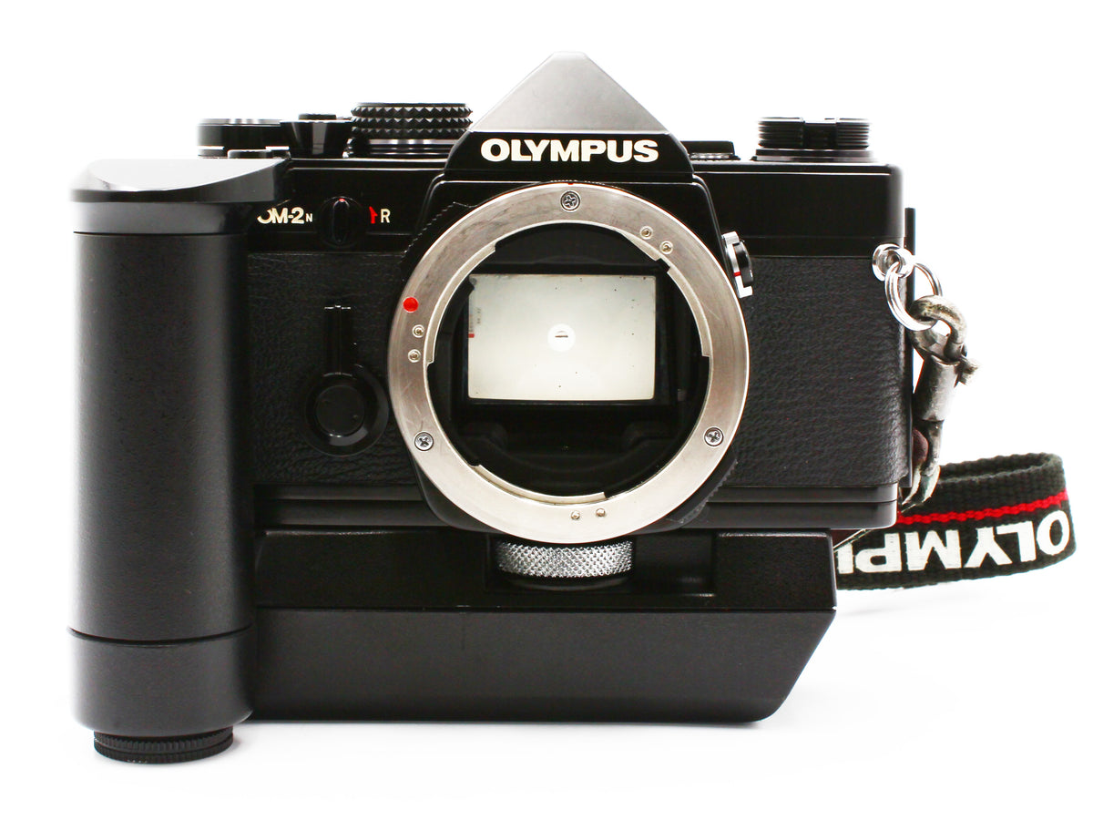 OLYMPUS OM-2N Black 35mm SLR Film Camera F.Zuiko Auto-S 50mm F1.8【Very Good】
