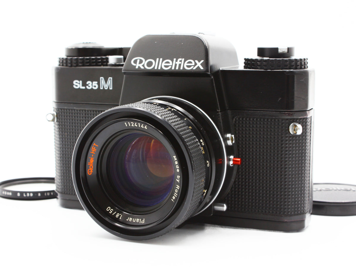 Rolleiflex SL35M 35mm SLR Film Camera Rollei-HFT Planar 50mm F1.8 Lens【VeryGood】