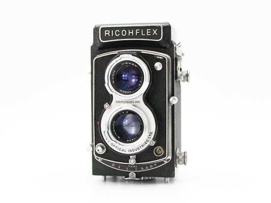 Ricoh Ricohflex New Dia 6x6 TLR Camera 80mm f/3.5 Lens from JAPAN【Very Good】