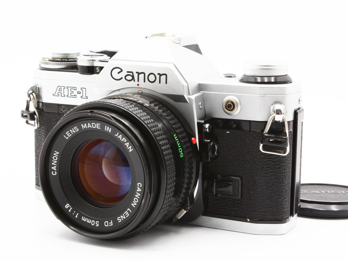 Canon AE-1 35mm SLR Film Camera NEW FD 50mm f/1.8 Lens from JAPAN【Exc+4】