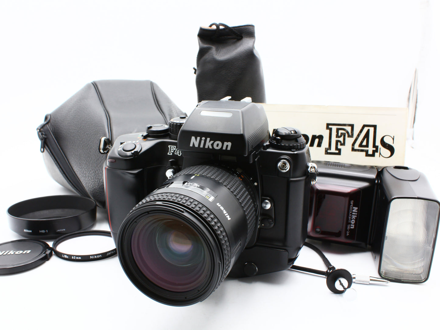 Nikon F4S 35mm Film Camera MB-21 NIKKOR AF 28-85mm f/3.5-4.5 Lens JAPAN【Exc+4】