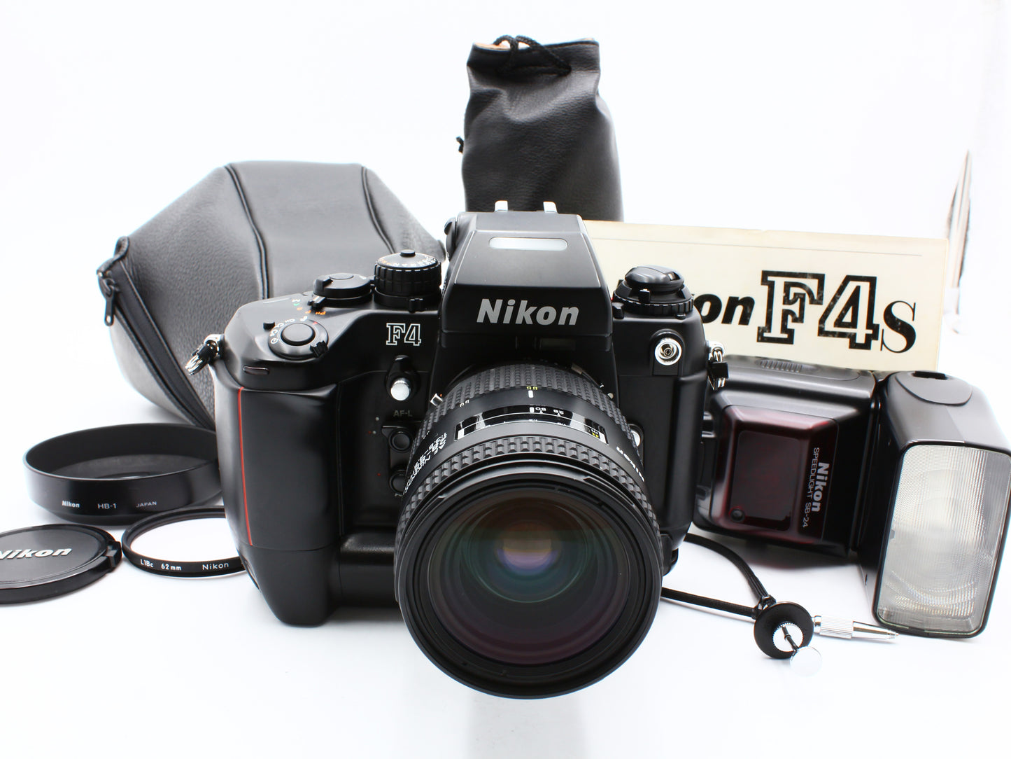 Nikon F4S 35mm Film Camera MB-21 NIKKOR AF 28-85mm f/3.5-4.5 Lens JAPAN【Exc+4】