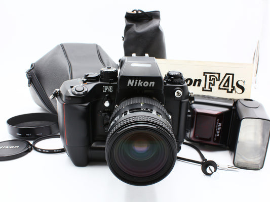Nikon F4S 35mm Film Camera MB-21 NIKKOR AF 28-85mm f/3.5-4.5 Lens JAPAN【Exc+4】