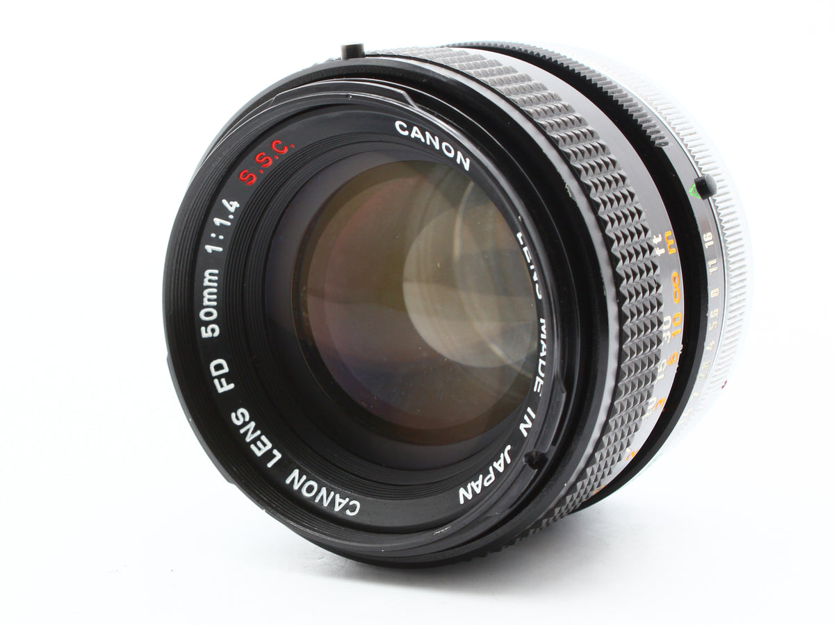 Canon AE-1 35mm SLR Film Camera FD 50mm f/1.4 S.S.C. Lens from JAPAN【Exc+3】