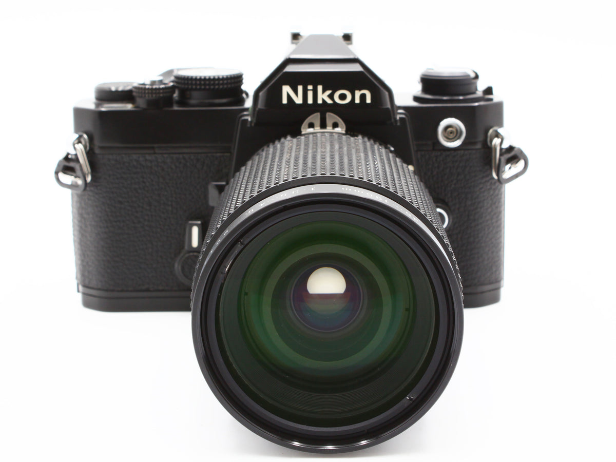 Nikon FM Black 35mm Film Camera Nikkor 35-135mm f3.5-4.5 Lens【Very Good】