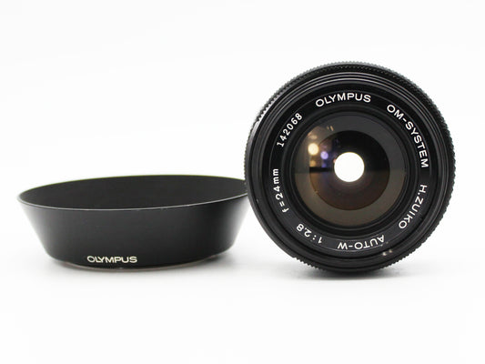 OLYMPUS OM-SYSTEM H.ZUIKO AUTO-W 24mm f/2.8 Lens from JAPAN【Exc+4】