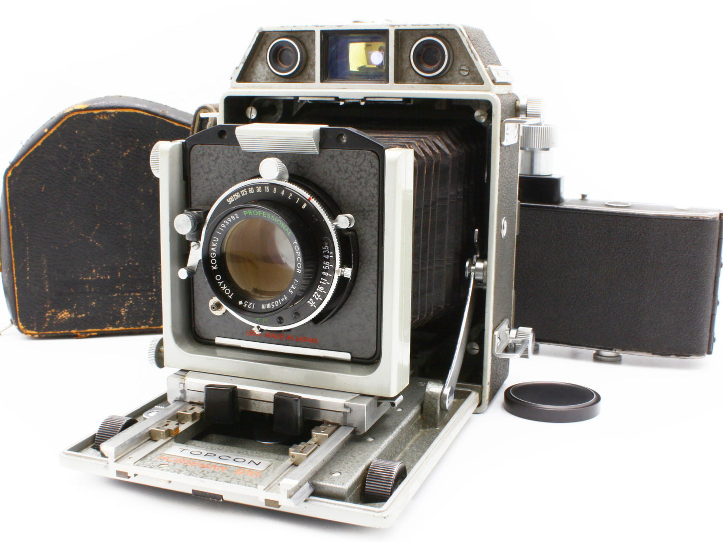 Topcon Horseman 970 Film Camera Pro Topcor 105mm f/3.5 Lens Japan【Very Good】