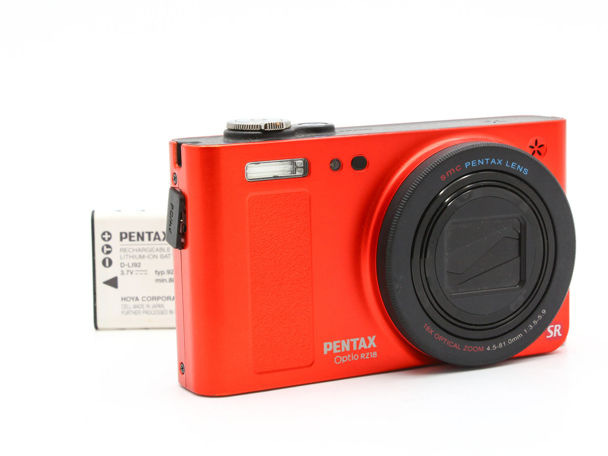 PENTAX Optio RZ18 16.0MP 4.5-81mm f/3.5-5.9 18x Optical Zoom Lens JAPAN【Exc+5】