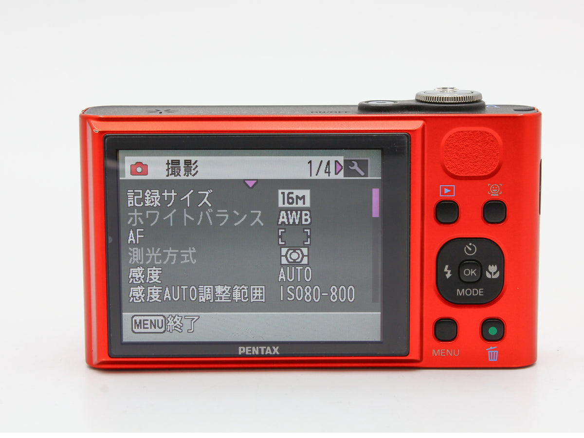 PENTAX Optio RZ18 16.0MP 4.5-81mm f/3.5-5.9 18x Optical Zoom Lens JAPAN【Exc+5】