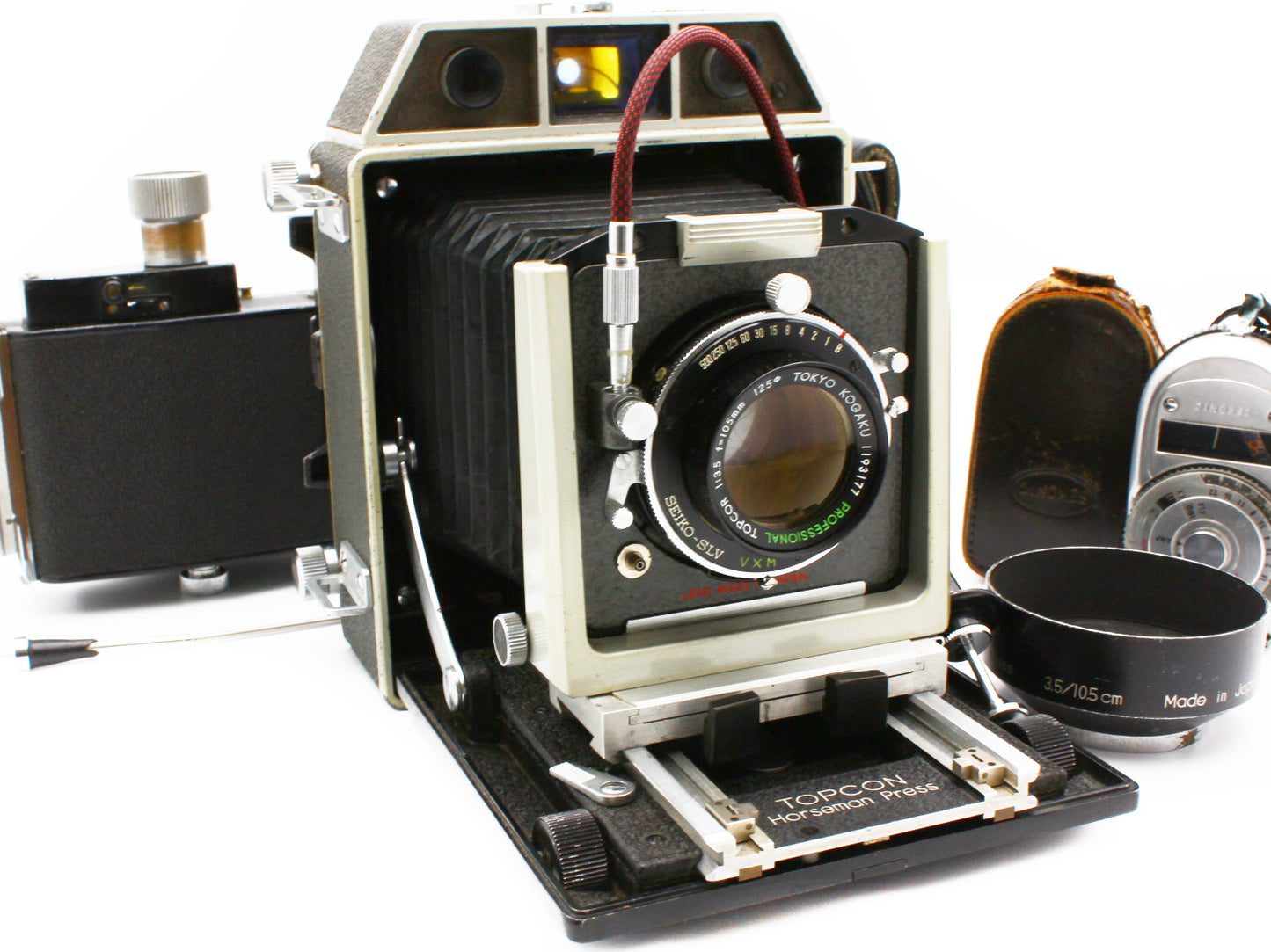 Topcon Horseman Press Film Camera Pro Topcor 105mm f/3.5 Accessories【Very Good】