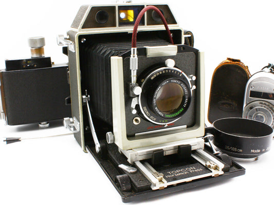 Topcon Horseman Press Film Camera Pro Topcor 105mm f/3.5 Accessories【Very Good】