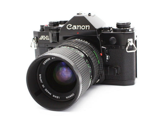 Canon A-1 35mm SLR Film camera NEW FD 35-70mm f/4 MF Zoom Lens from JAPAN【VeryGood】