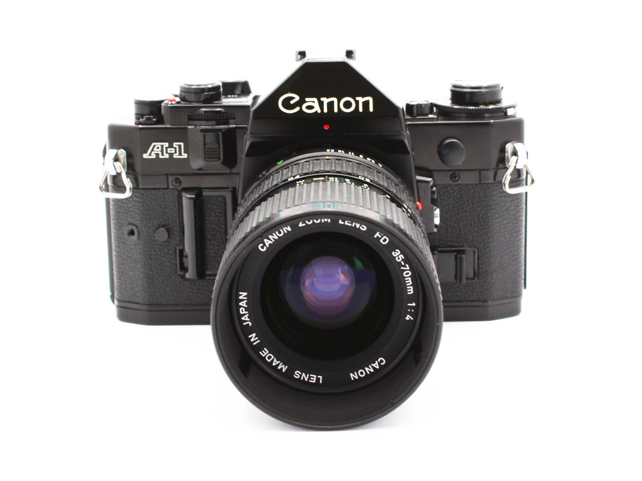 Canon A-1 35mm SLR Film camera NEW FD 35-70mm f/4 MF Zoom Lens from JAPAN【VeryGood】