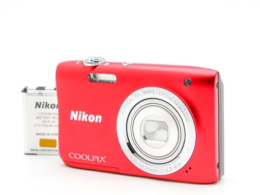 NIKON COOLPIX S2900 Digital Camera 4.6-23mm f/3.2-6.5 5x Zoom Lens JAPAN【Exc+5】