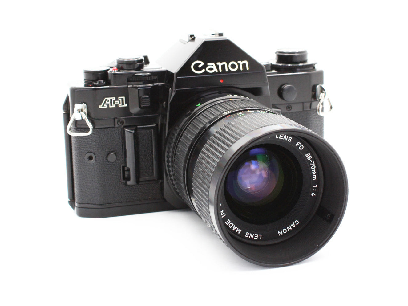 Canon A-1 35mm SLR Film camera NEW FD 35-70mm f/4 MF Zoom Lens from JAPAN【VeryGood】