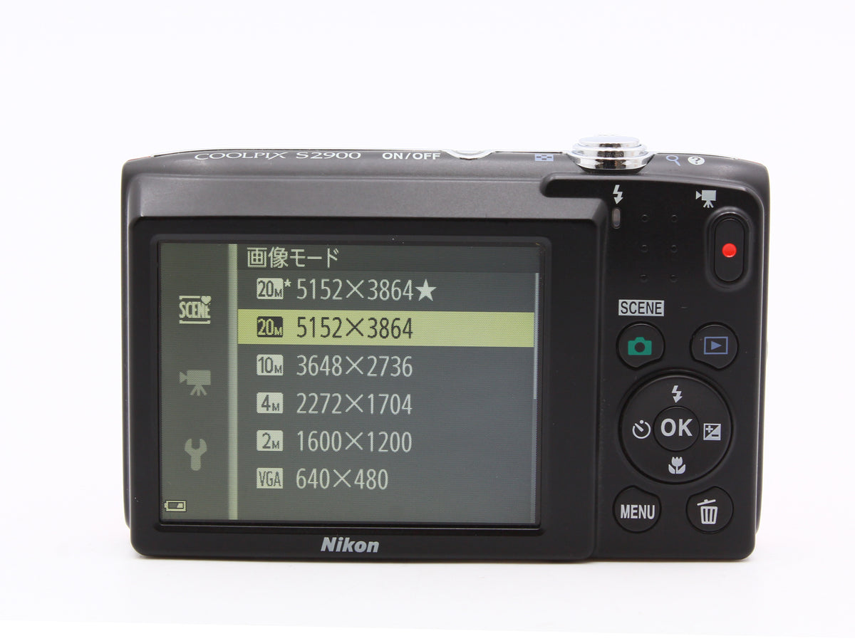 NIKON COOLPIX S2900 Digital Camera 4.6-23mm f/3.2-6.5 5x Zoom Lens JAPAN【Exc+5】
