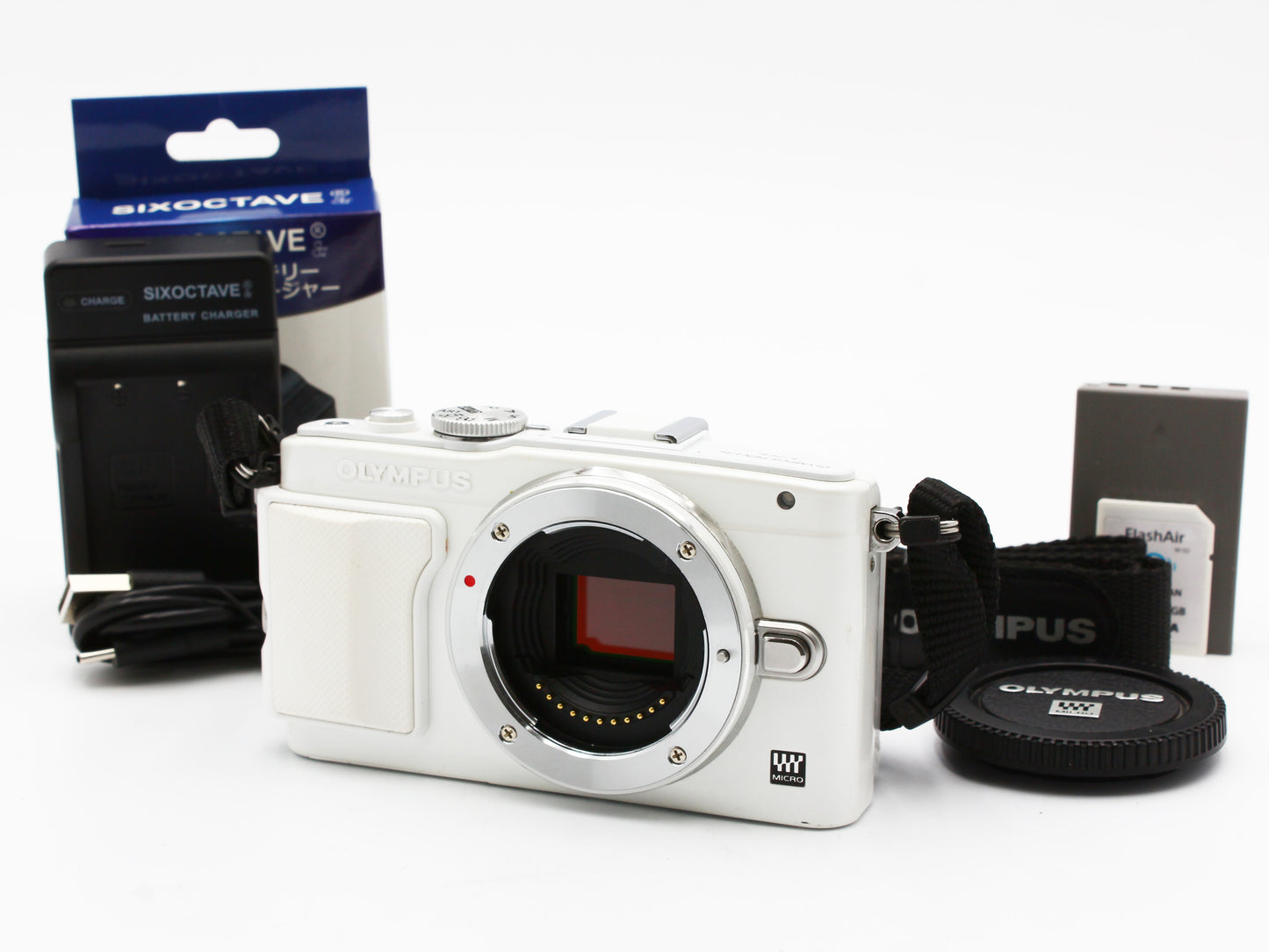 OLYMPUS PEN Lite E-PL6 Mirrorless Digital Camera Body White from JAPAN【Exc+4】