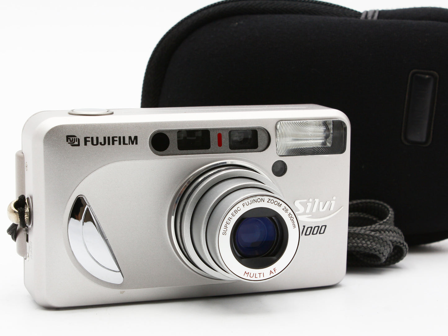 FUJIFILM Silvi 1000 Silver 35mm Point & Shoot Film Camera 28-100mm Lens【Exc+4】